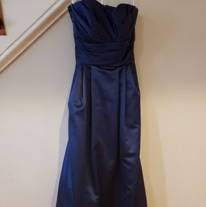 Navy blue formal dress